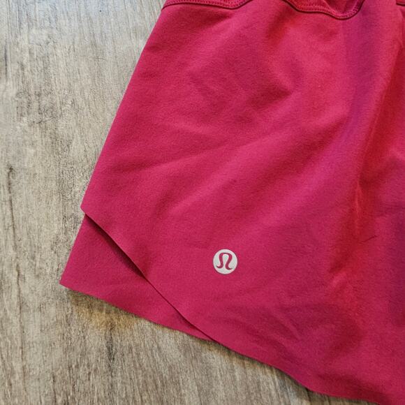 Lululemon Shake It Out Shorts Womens XS Pink Lightweight Run Athleisure - Picture 5 of 8
